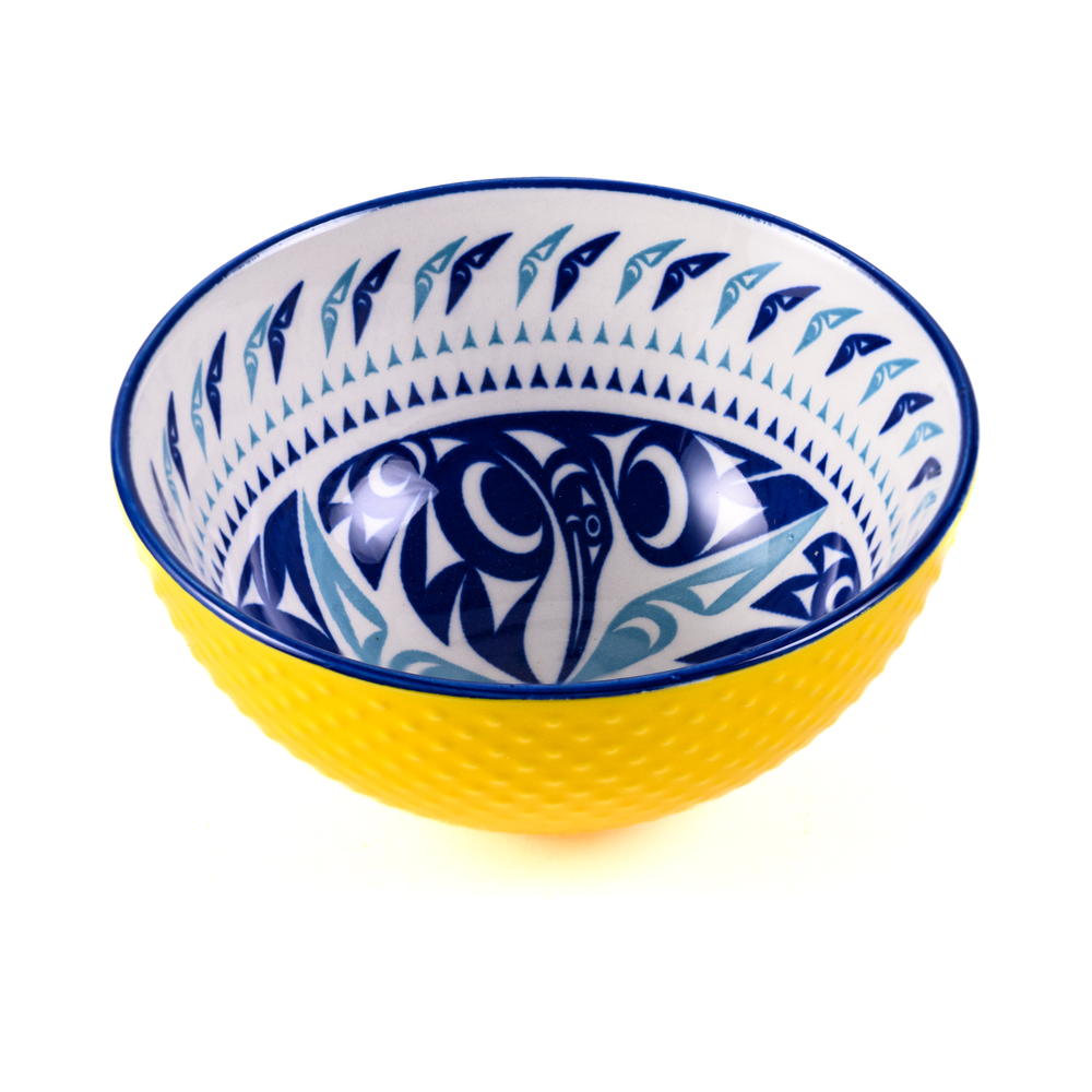 BOWL SMALL HUMMINGBIRD BLUE