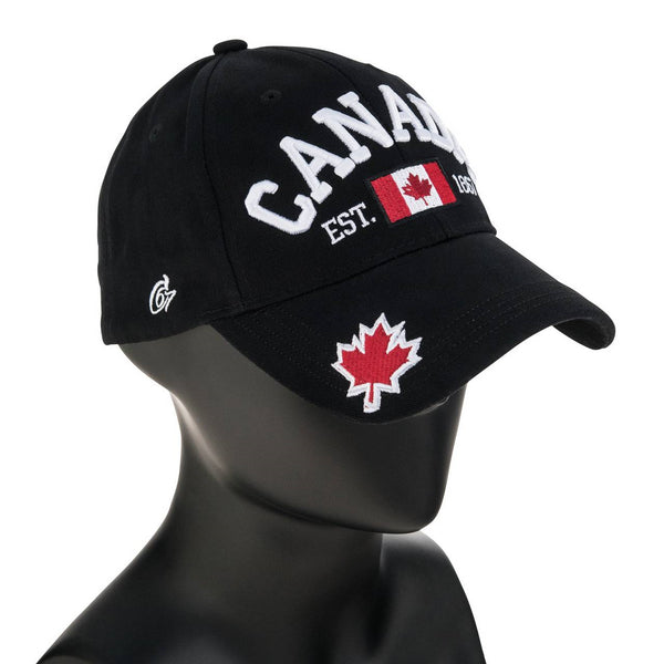 thumbnail image 2 of Split Skull Wings Black Baseball Hat Cap Flexi Fit OSFA 2 of 12
