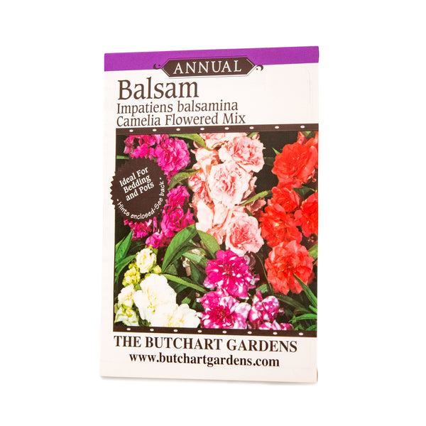 garden balsam seeds SEED BALSAM – The Butchart Gardens Seed & Gift Store