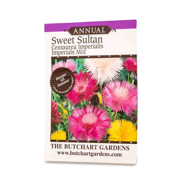 sweet sultan flower seeds SEED SWEET SULTAN – The Butchart Gardens Seed & Gift Store