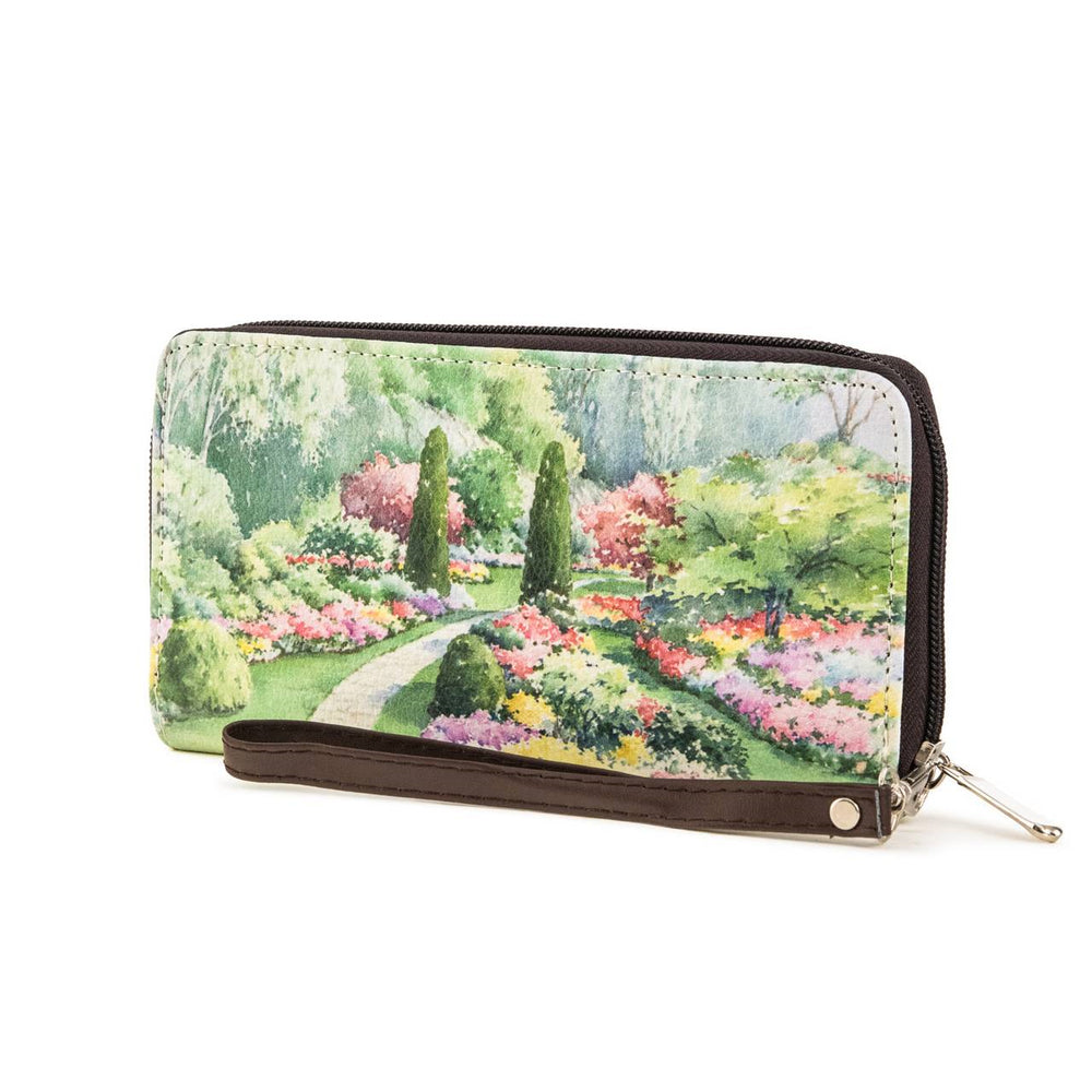 SIGNATURE SERIES WALLET WRISTLET SUNKEN GARDEN
