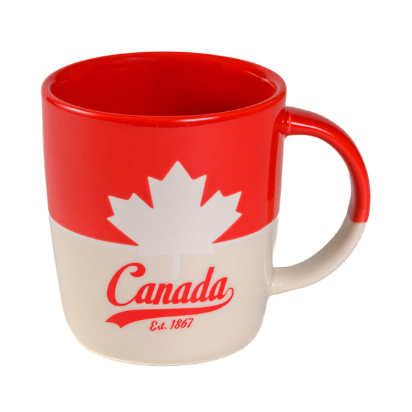 MUG MAPLE LEAF CANADA GLAZED