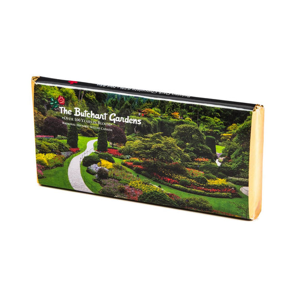 BUTCHART GARDENS DARK CHOCOLATE BAR 85G