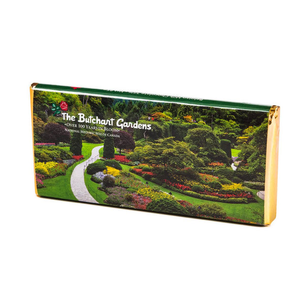 BUTCHART GARDENS MILK CHOCOLATE BAR 85G