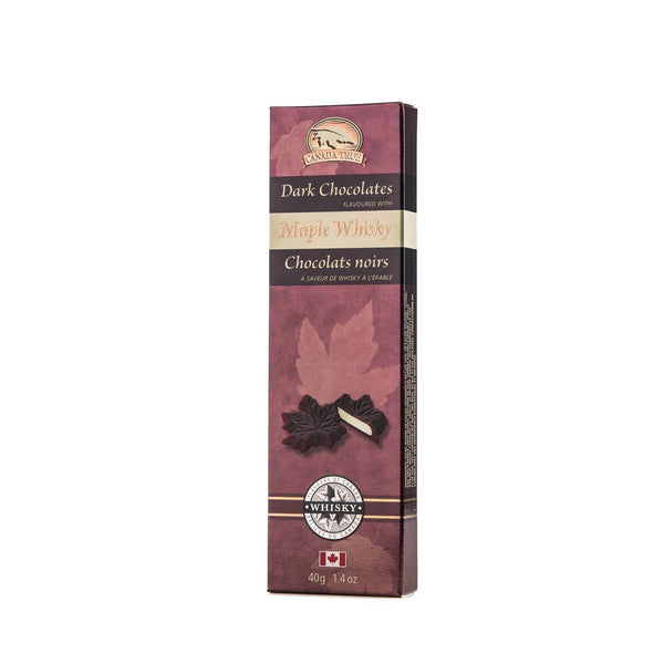 CHOCOLATE MAPLE WHISKY 40G DARK