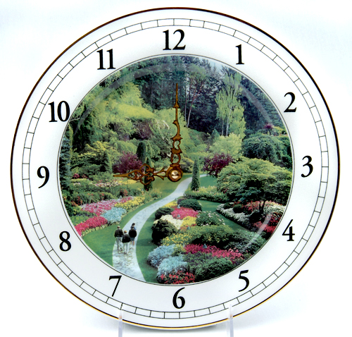 BUTCHART GARDENS  CLOCK