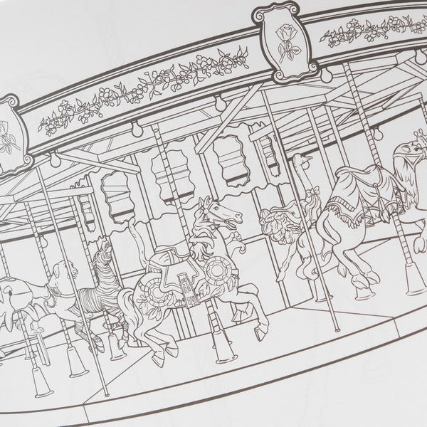 BUTCHART GARDENS CAROUSEL COLOURING BOOK
