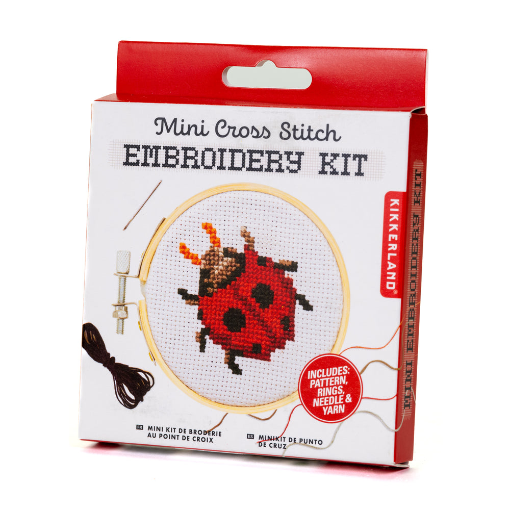 CROSS STITCH MINI LADYBUG