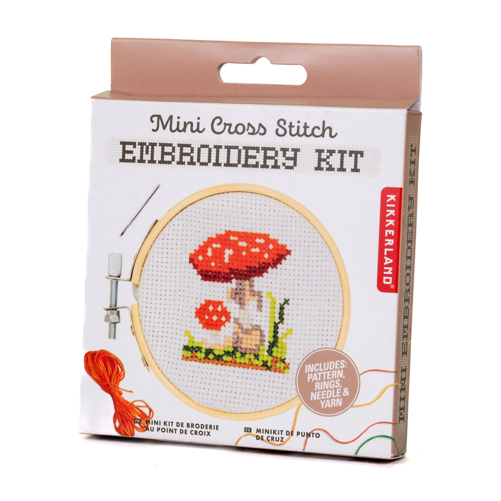 CROSS STITCH MINI MUSHROOM