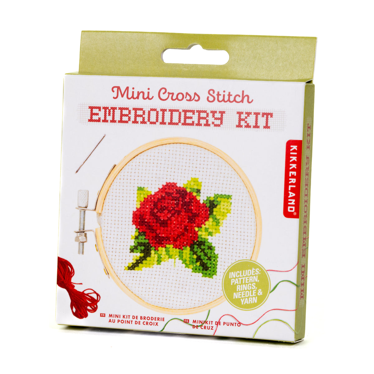 CROSS STITCH MINI ROSE