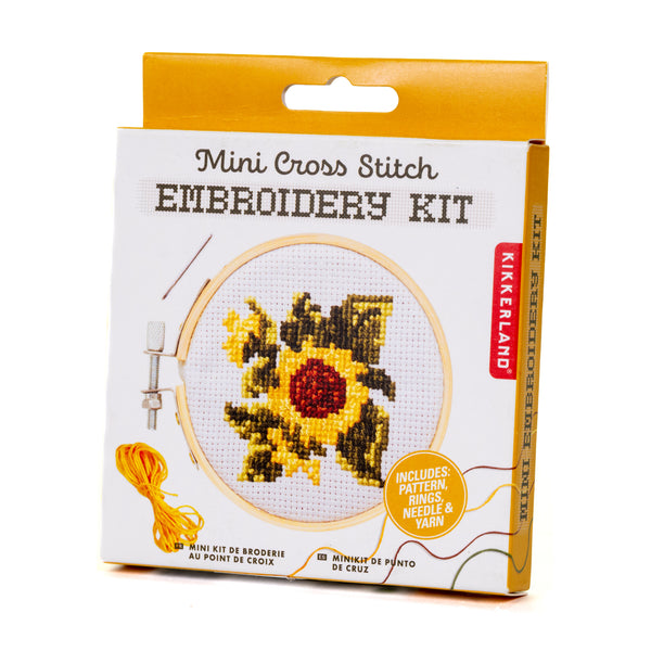 CROSS STITCH MINI SUNFLOWER