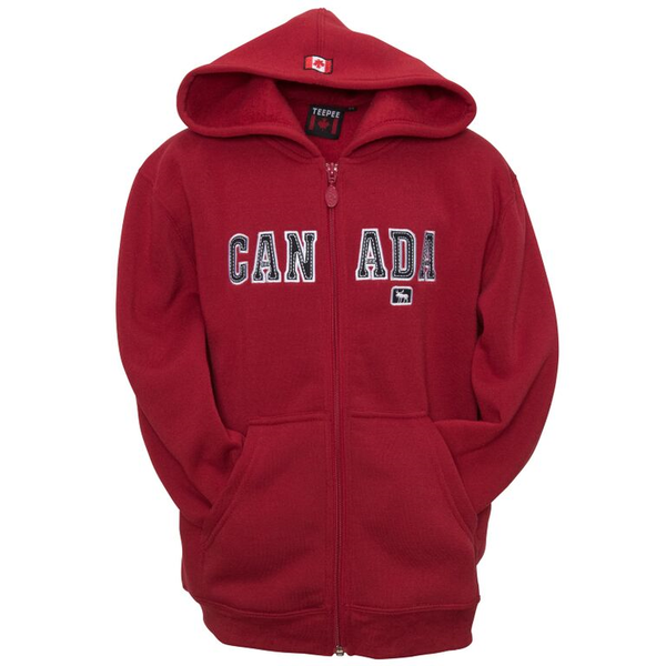 FLEECE CANADA KIDS RED