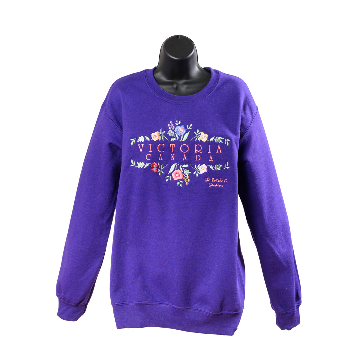 LADIES BUTCHART GARDENS FLEECE PURPLE