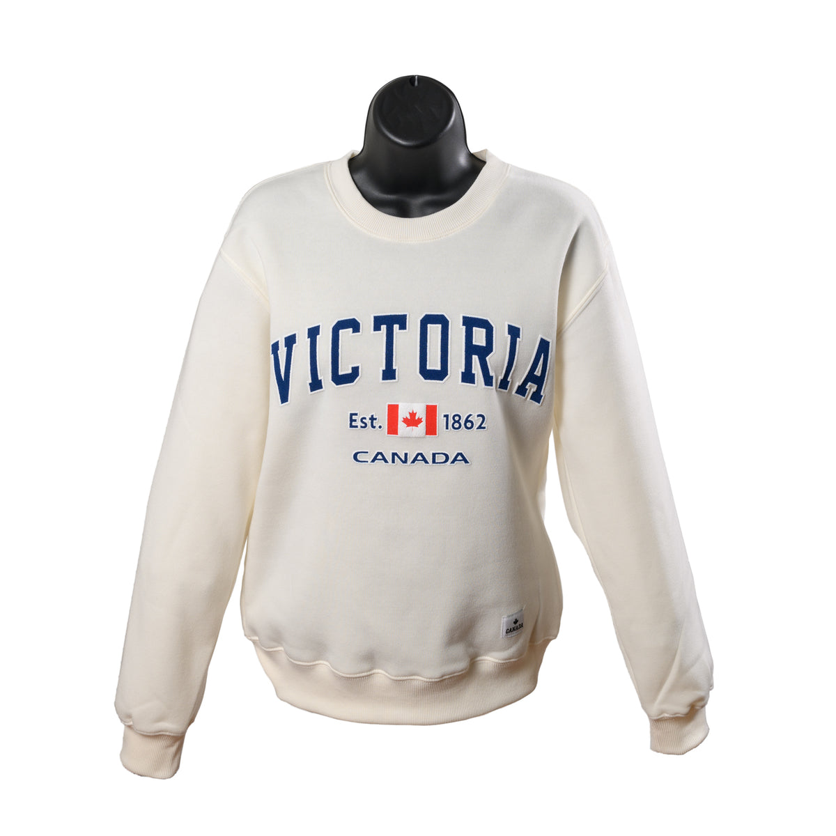 UNISEX VICTORIA FLEECE CREW CREAM