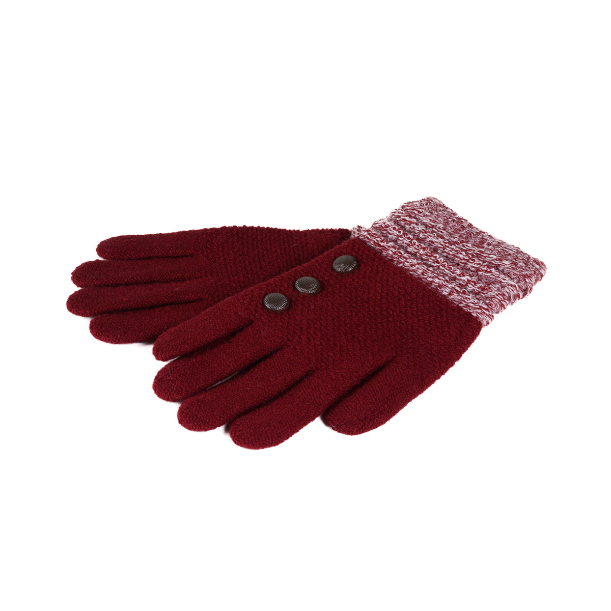 GLOVES TWO TONE WINE