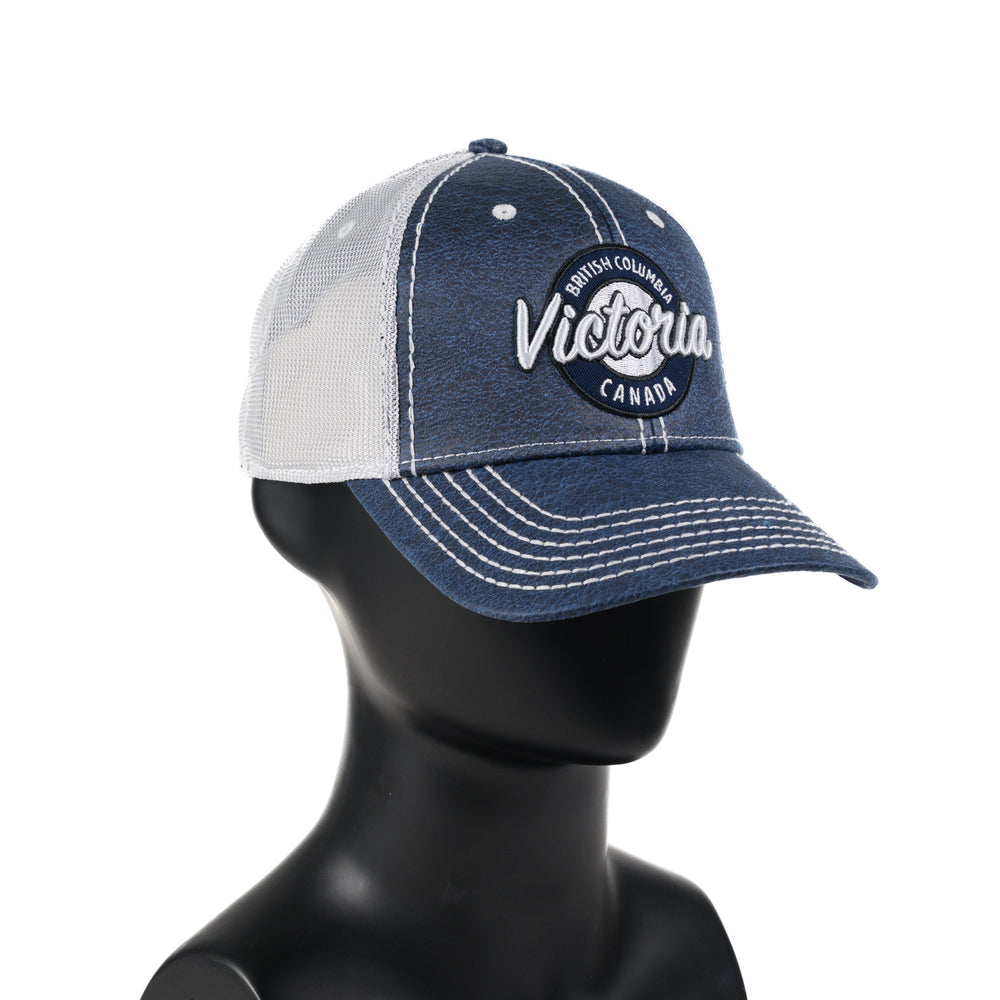 HAT BALL NAVY MESH OIL SKIN VI