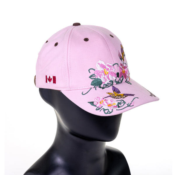 HAT BALL PINK HUMMINGBIRD