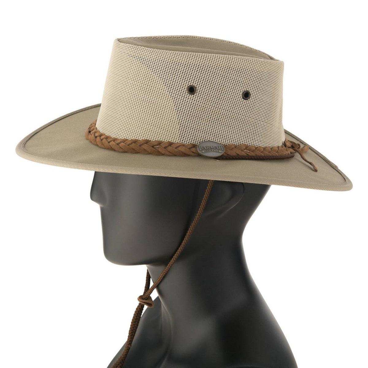 Barmah Squashy Crackle Canguro Cappello Outdoor Arrotolabile L (58-59 cm) - Marrone