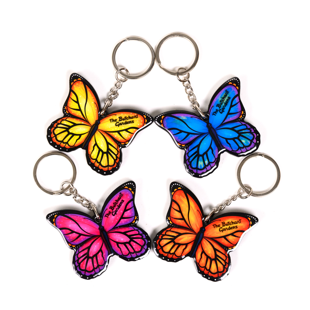 KEYRING BUTCHART GARDENS BUTTERFLY