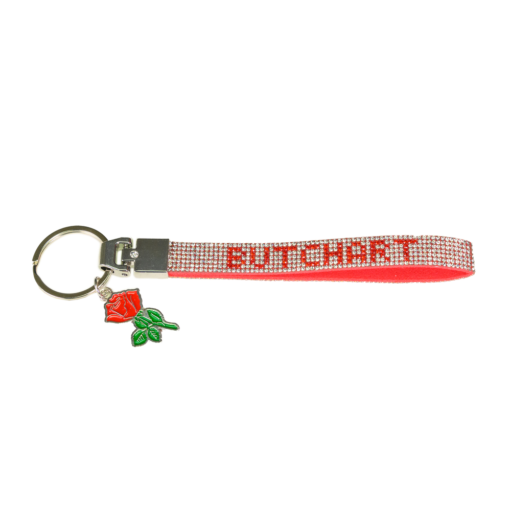 KEYRING BUTCHART GARDENS WRISTLET RHINESTONE