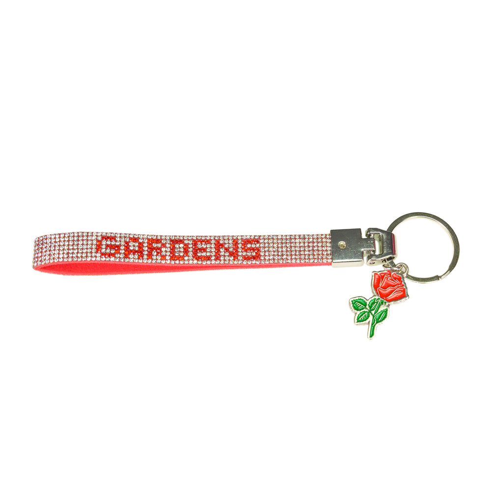 KEYRING BUTCHART GARDENS WRISTLET RHINESTONE