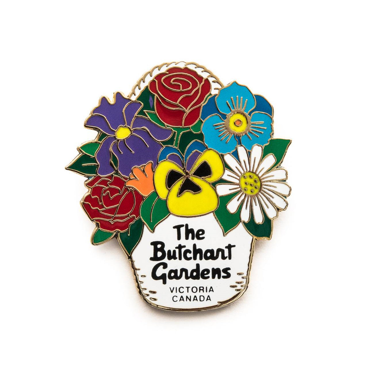 MAGNET BUTCHART GARDENS FLOWER BASKET