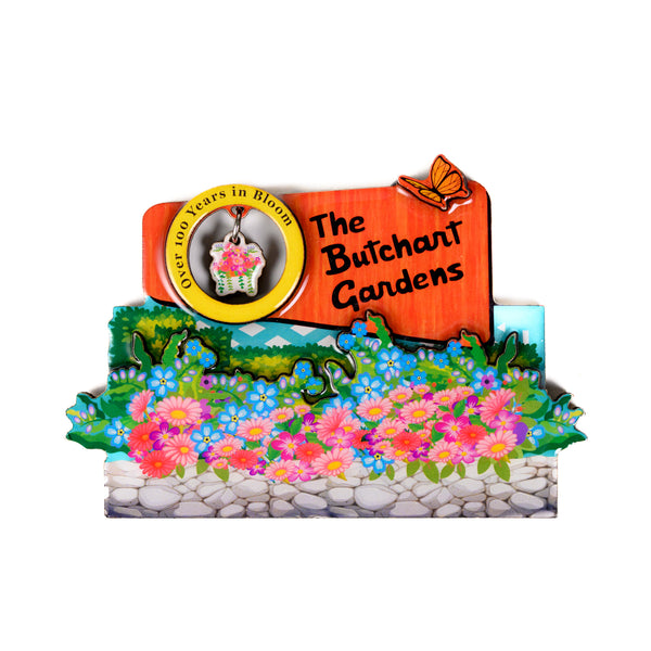 MAGNET BUTCHART GARDENS 3D SIGN