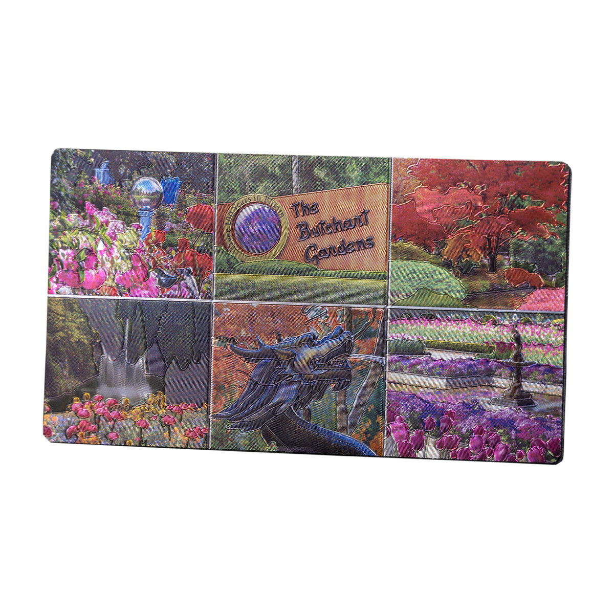 MAGNET BUTCHART GARDENS DOUBLE SIDED RECTANGLE