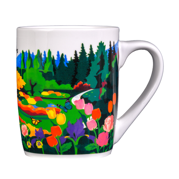 MUG 12 OZ SUNKEN GARDEN VIBRANT