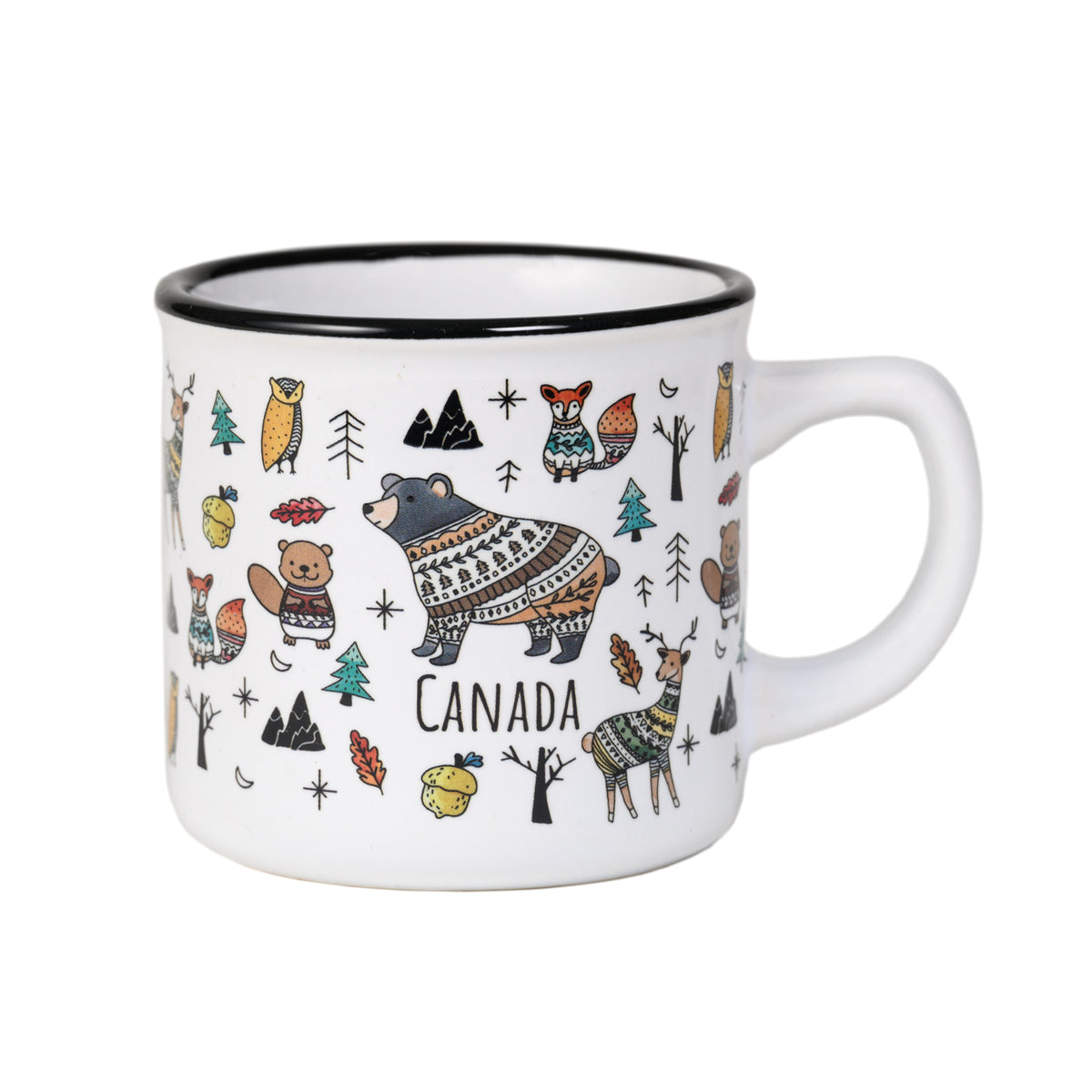 MUG MINI FAIRISLE BEAR CANADA