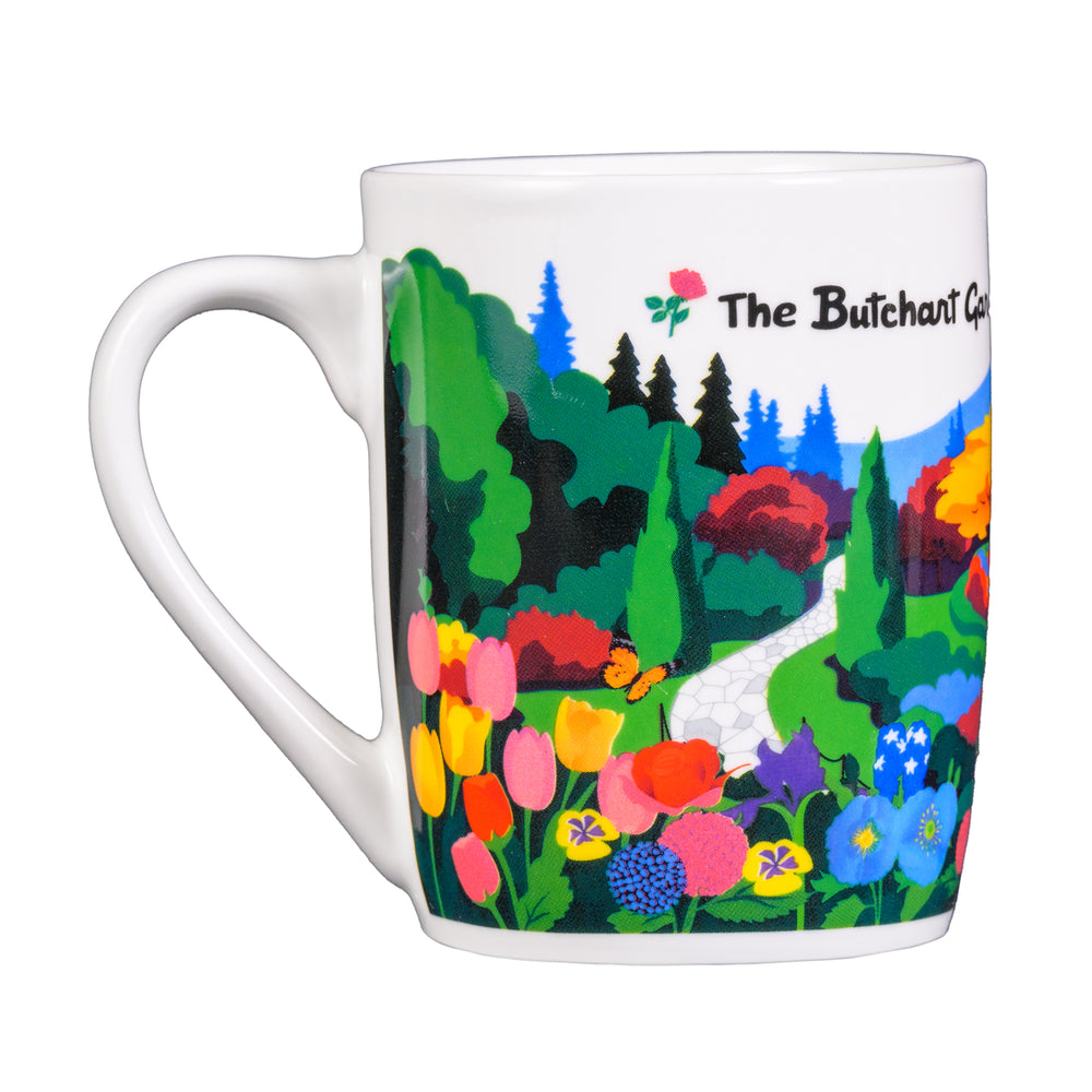 MUG 12 OZ SUNKEN GARDEN VIBRANT