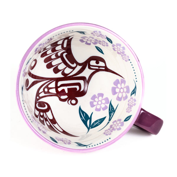 MUG HUMMINGBIRD PINK