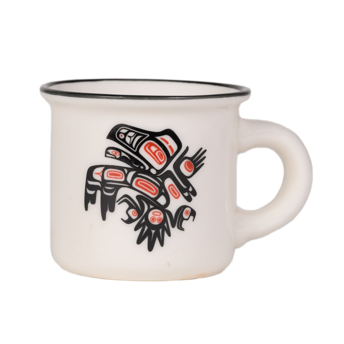 MUG ESPRESSO FIRST NATIONS RUNNING RAVEN