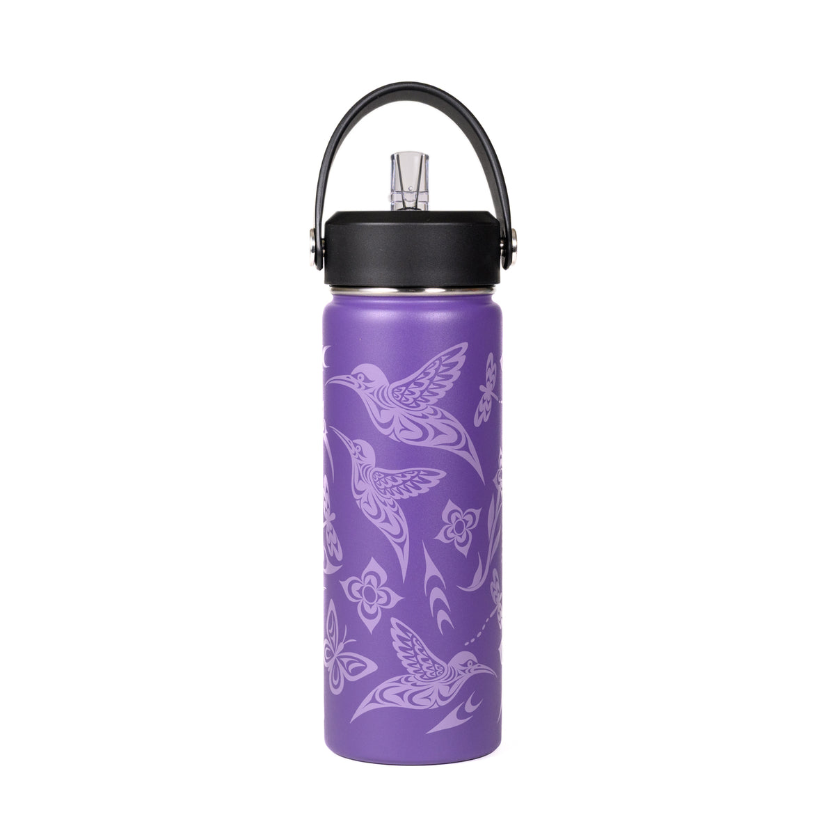 TRAVEL MUG WIDE HUMMINGBIRD