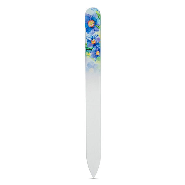 NAIL FILE BUTCHART GARDENS BLUE POPPY CRYSTAL