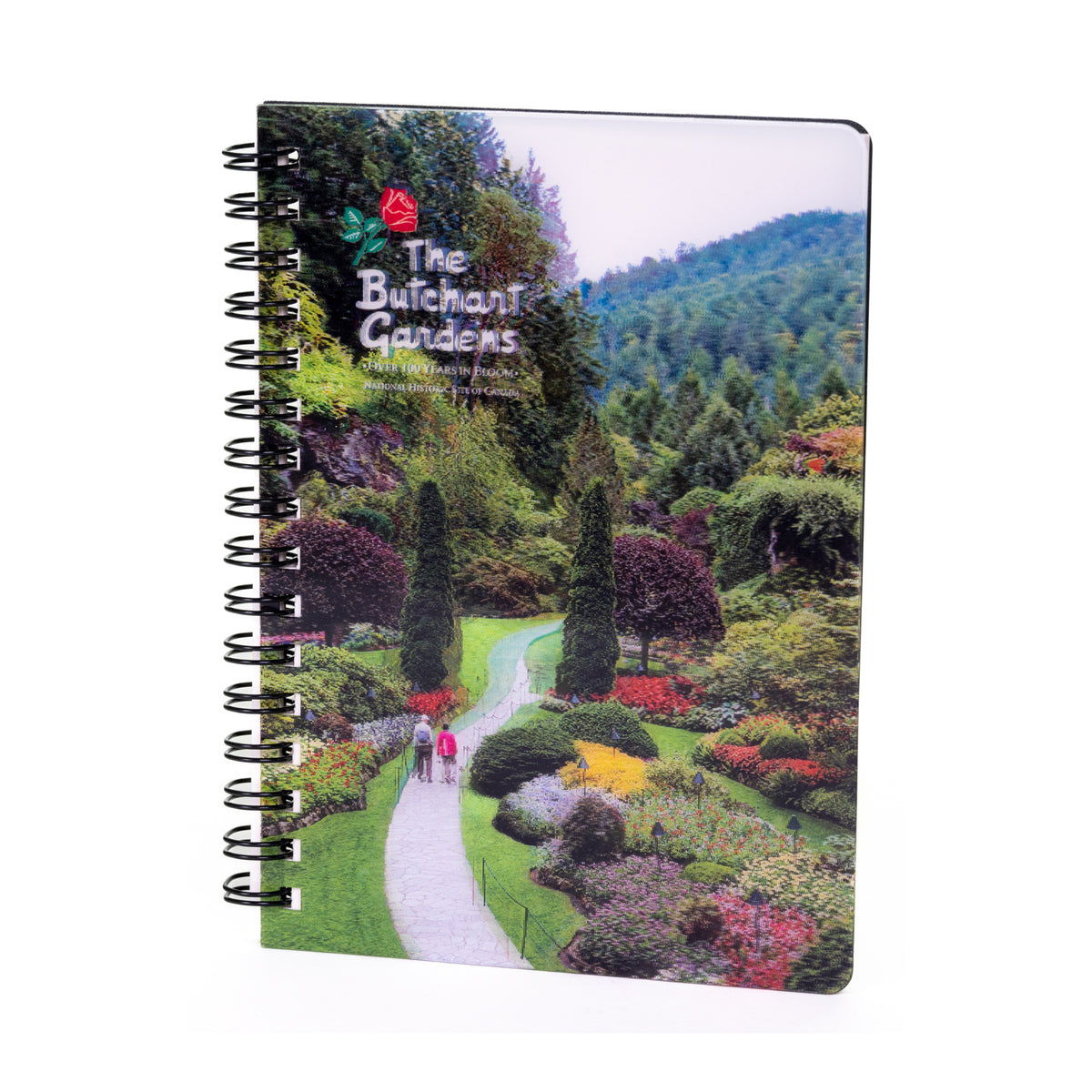 BUTCHART GARDENS LENTICULAR NOTEBOOK SUNKEN GARDEN