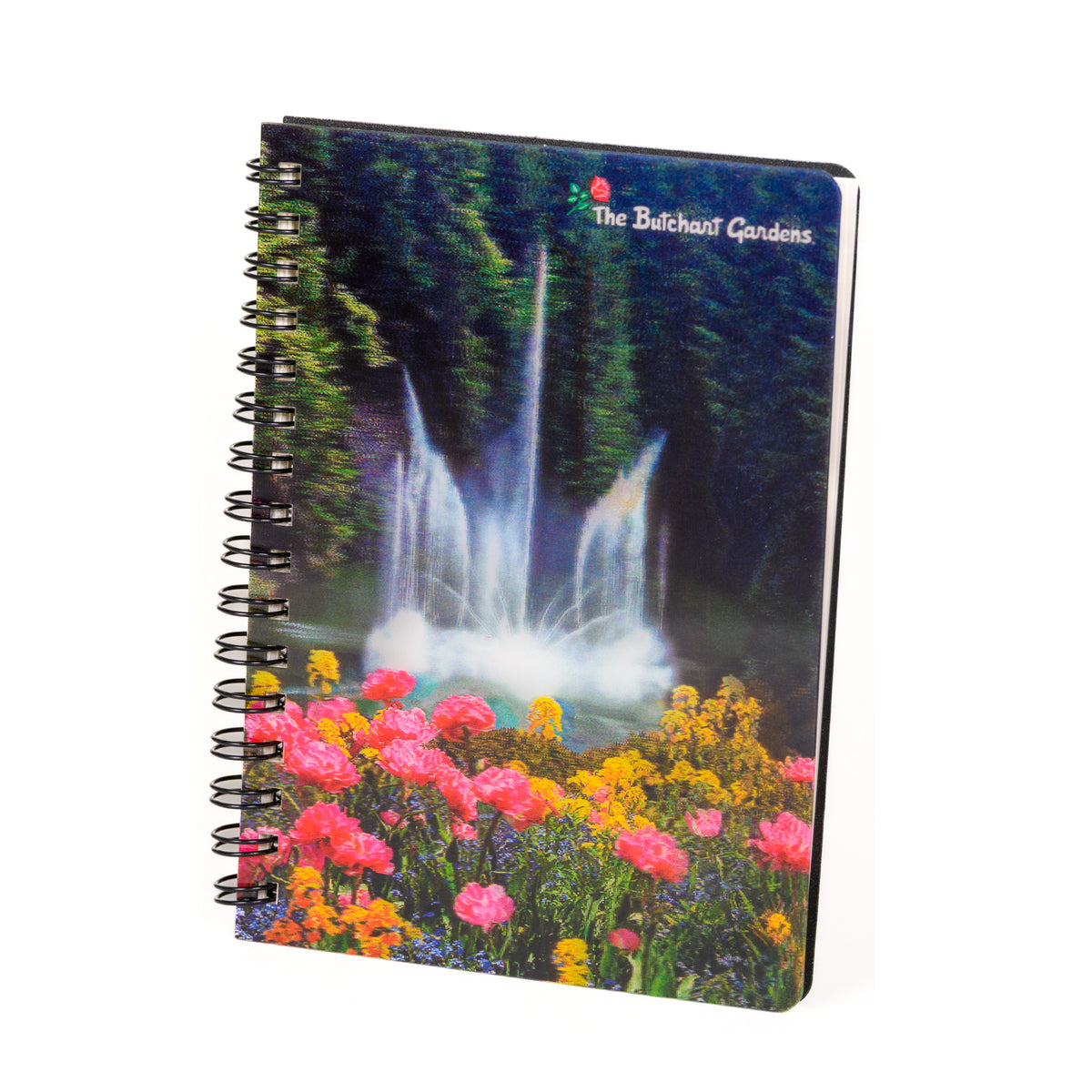BUTCHART GARDENS LENTICULAR NOTEBOOK ROSS FOUNTAIN