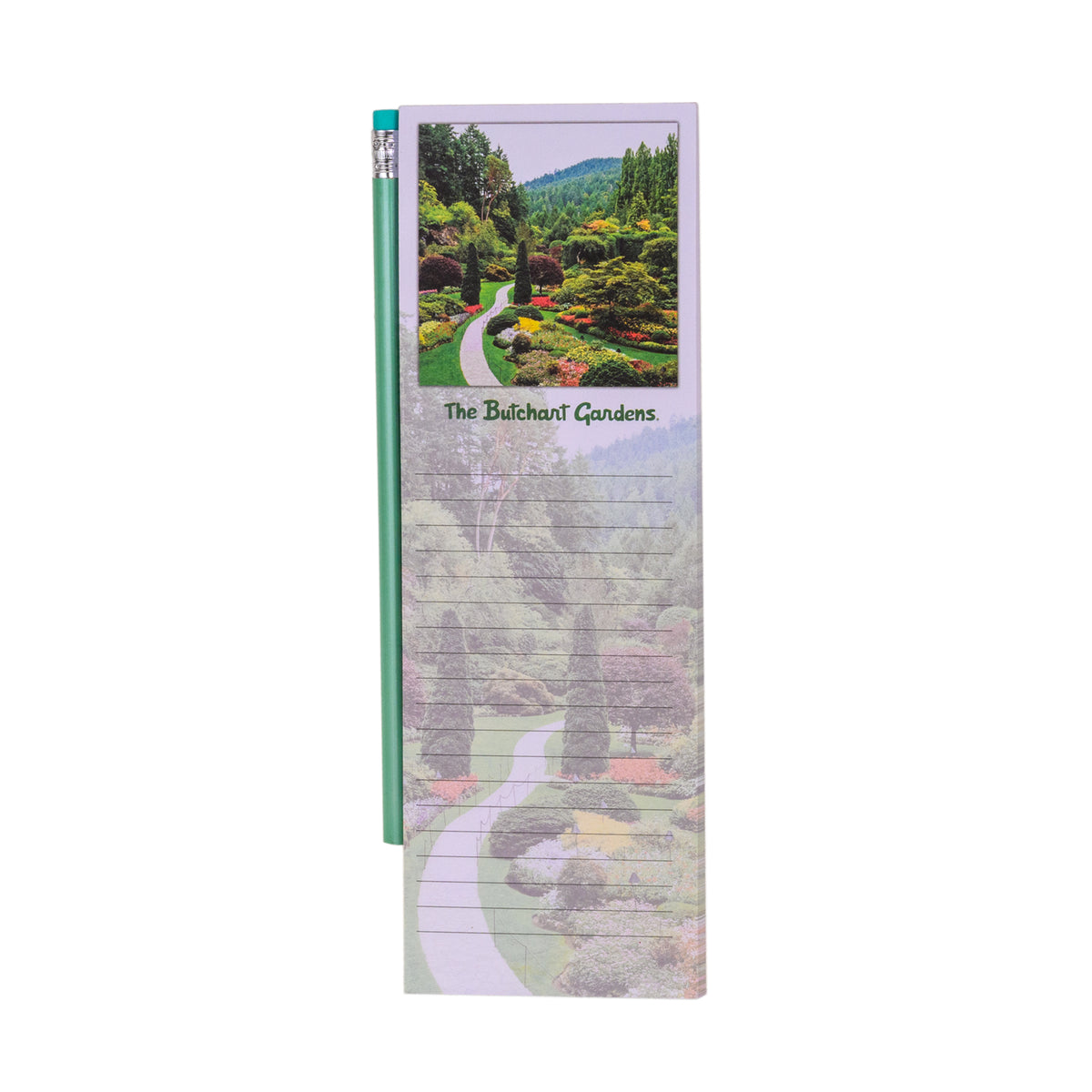 SIGNATURE SERIES NOTEPAD MAGNETIC SUNKEN GARDENS PHOTO