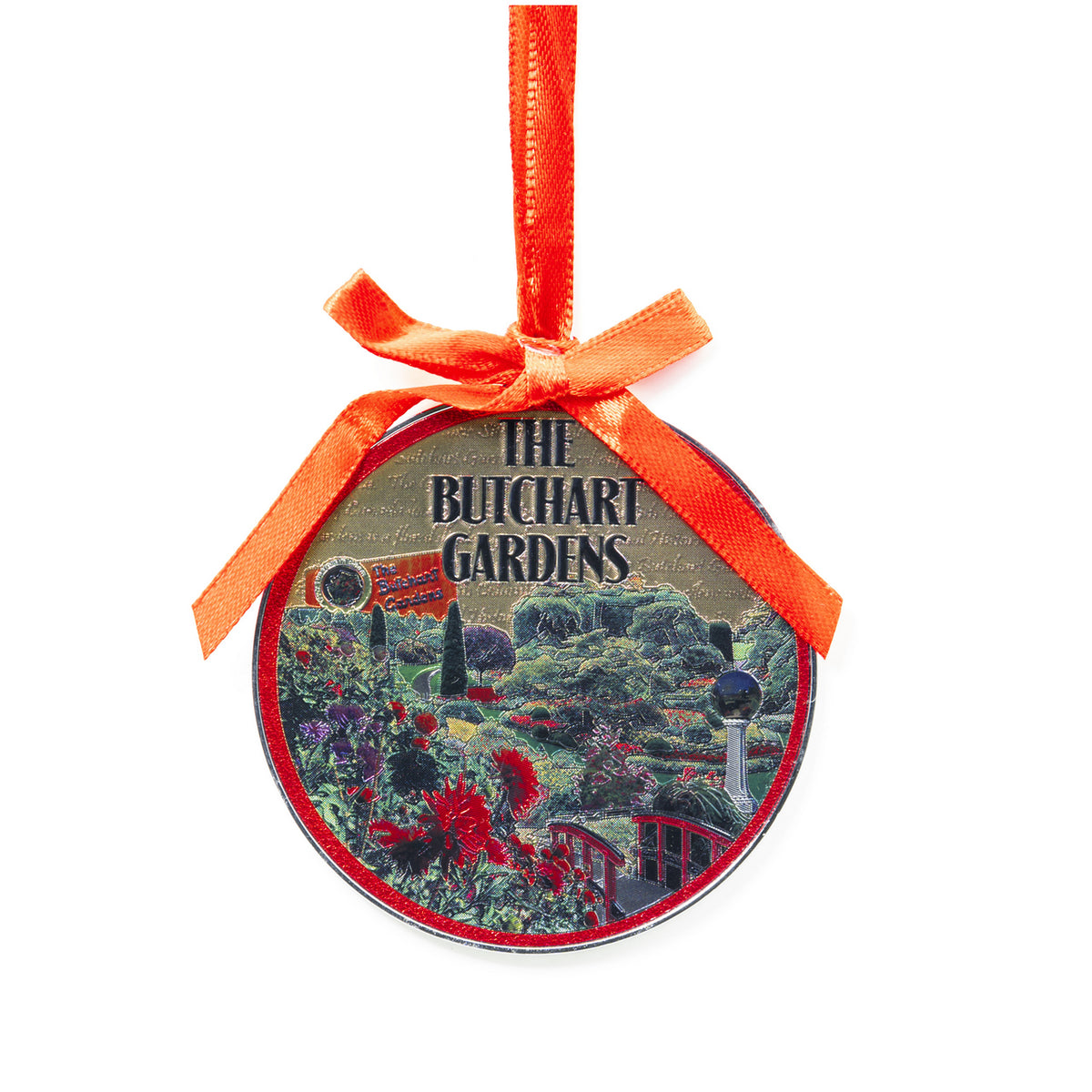 ORNAMENT ROUND BG RED