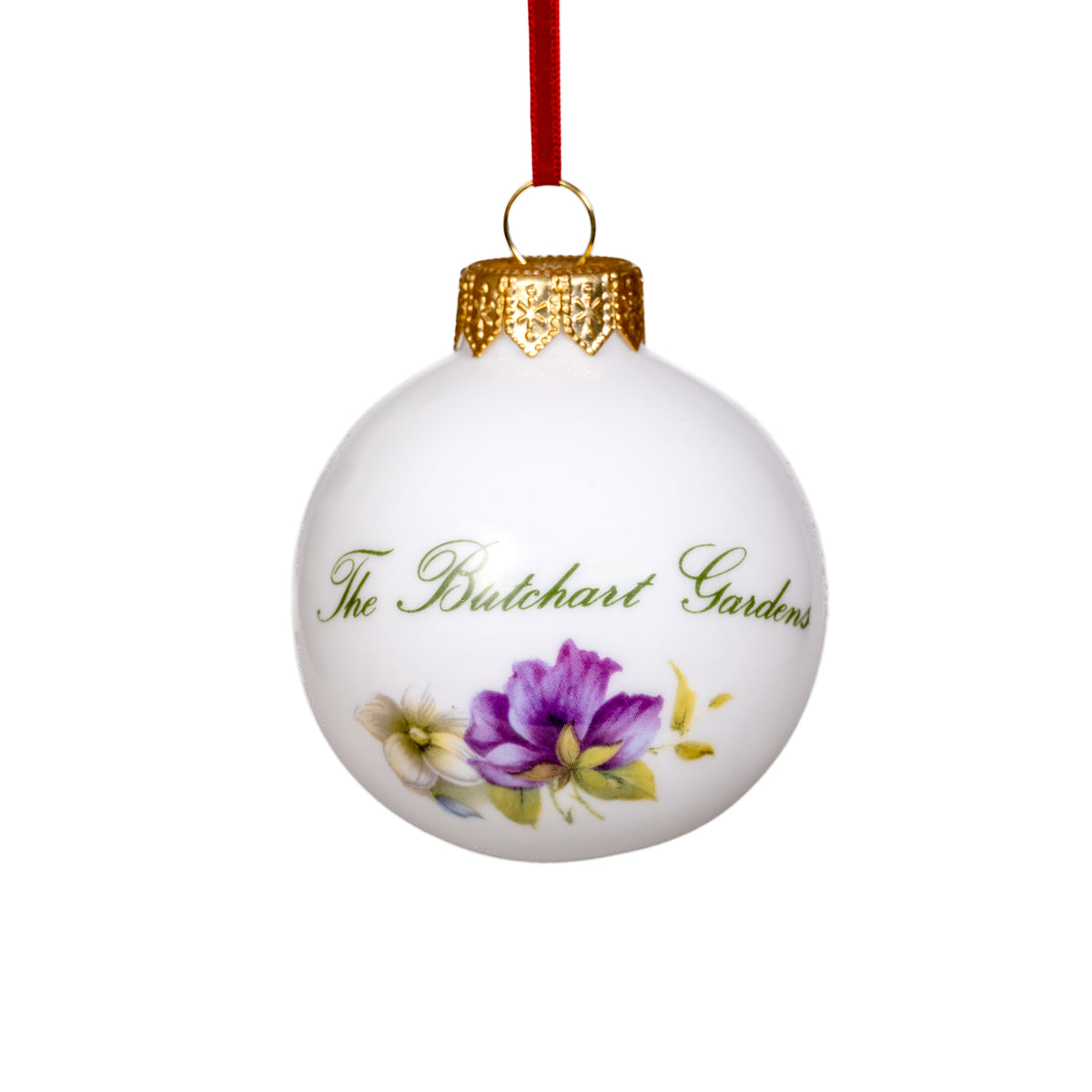 ORNAMENT BAUBLE PANSY