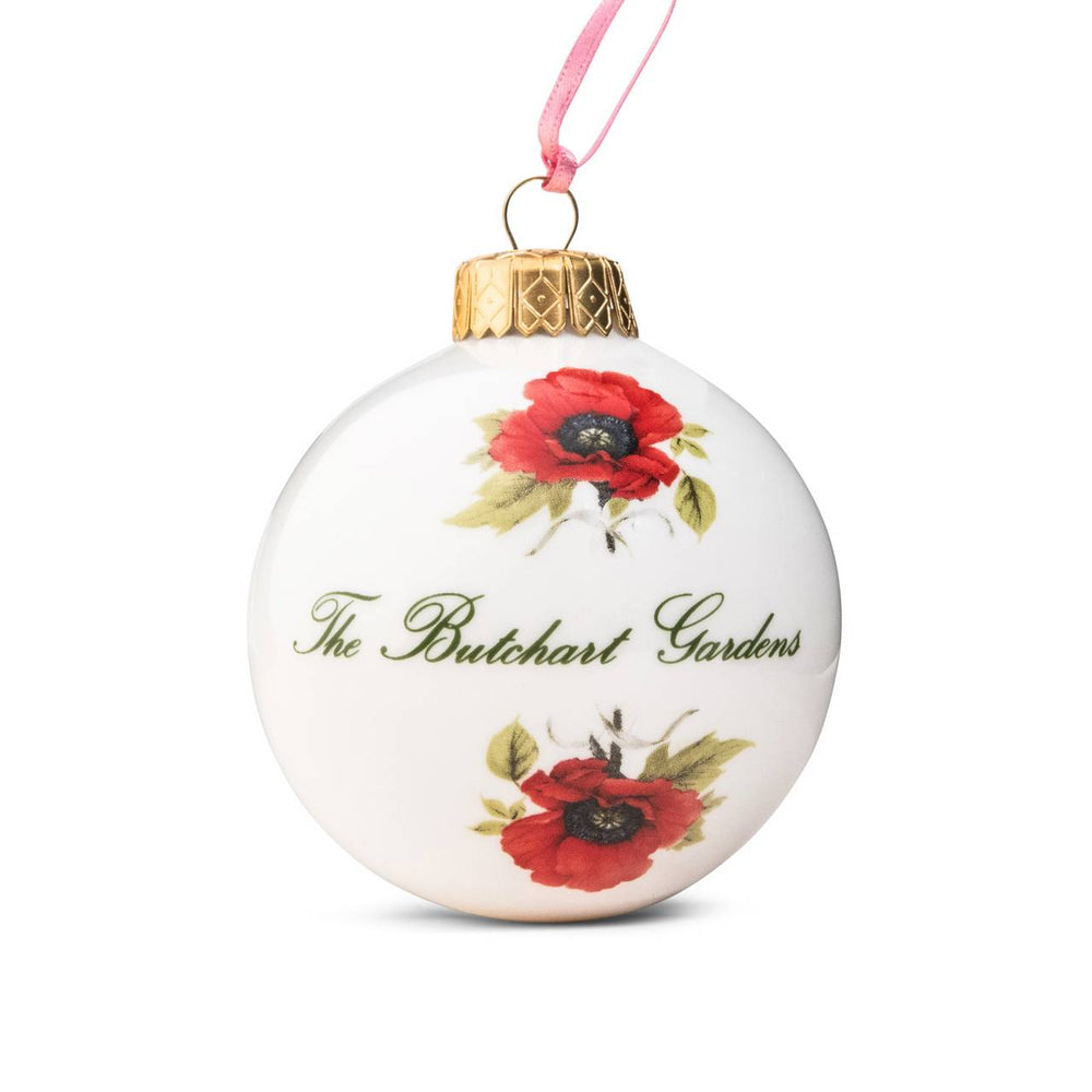 ORNAMENT BAUBLE POPPY