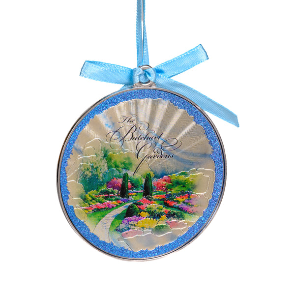 ORNAMENT ROUND BUTCHART GARDENS WATERCOLOUR