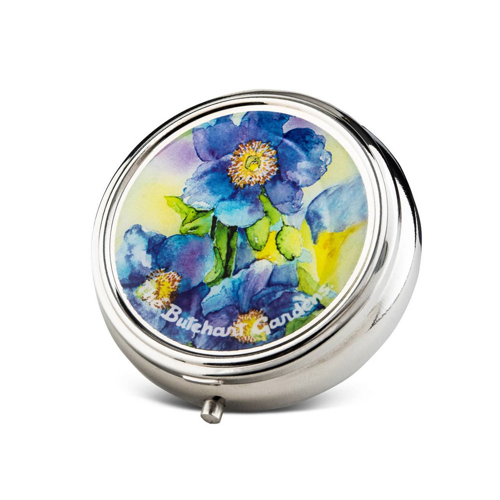 SIGNATURE SERIES BLUE POPPY PILL BOX