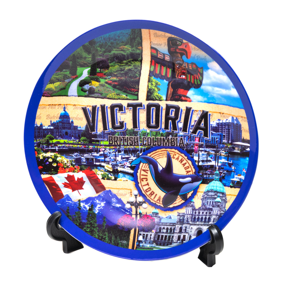 PLATE VICTORIA CANADA SCRAPBOOK