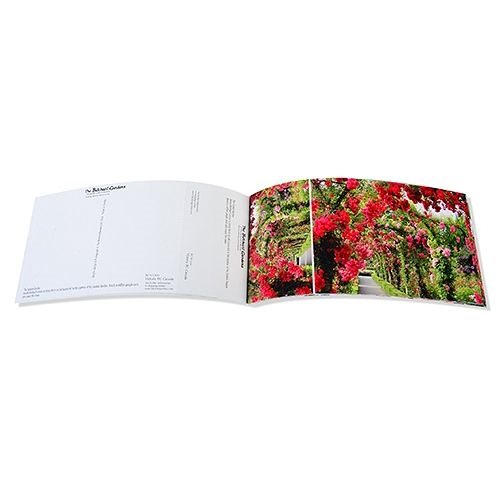 BUTCHART GARDENS POSTCARD BONUS BOOK