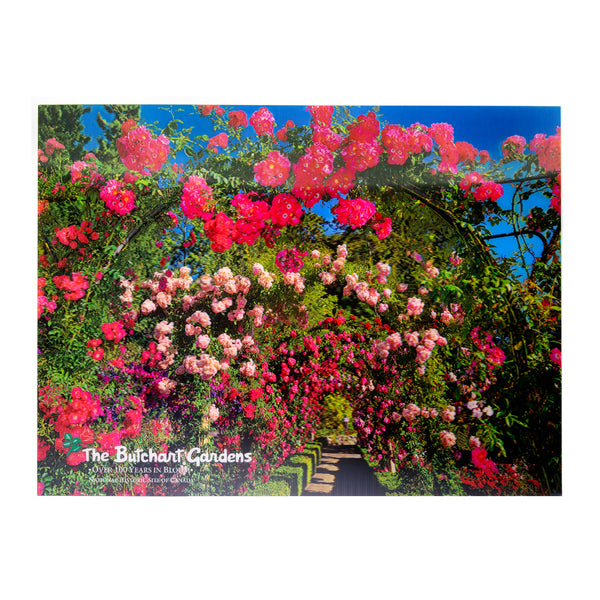 BUTCHART GARDENS ROSE GARDEN LENTICULAR POSTER