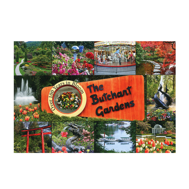 POSTCARD MEMORABLE VIEWS – The Butchart Gardens Seed & Gift Store