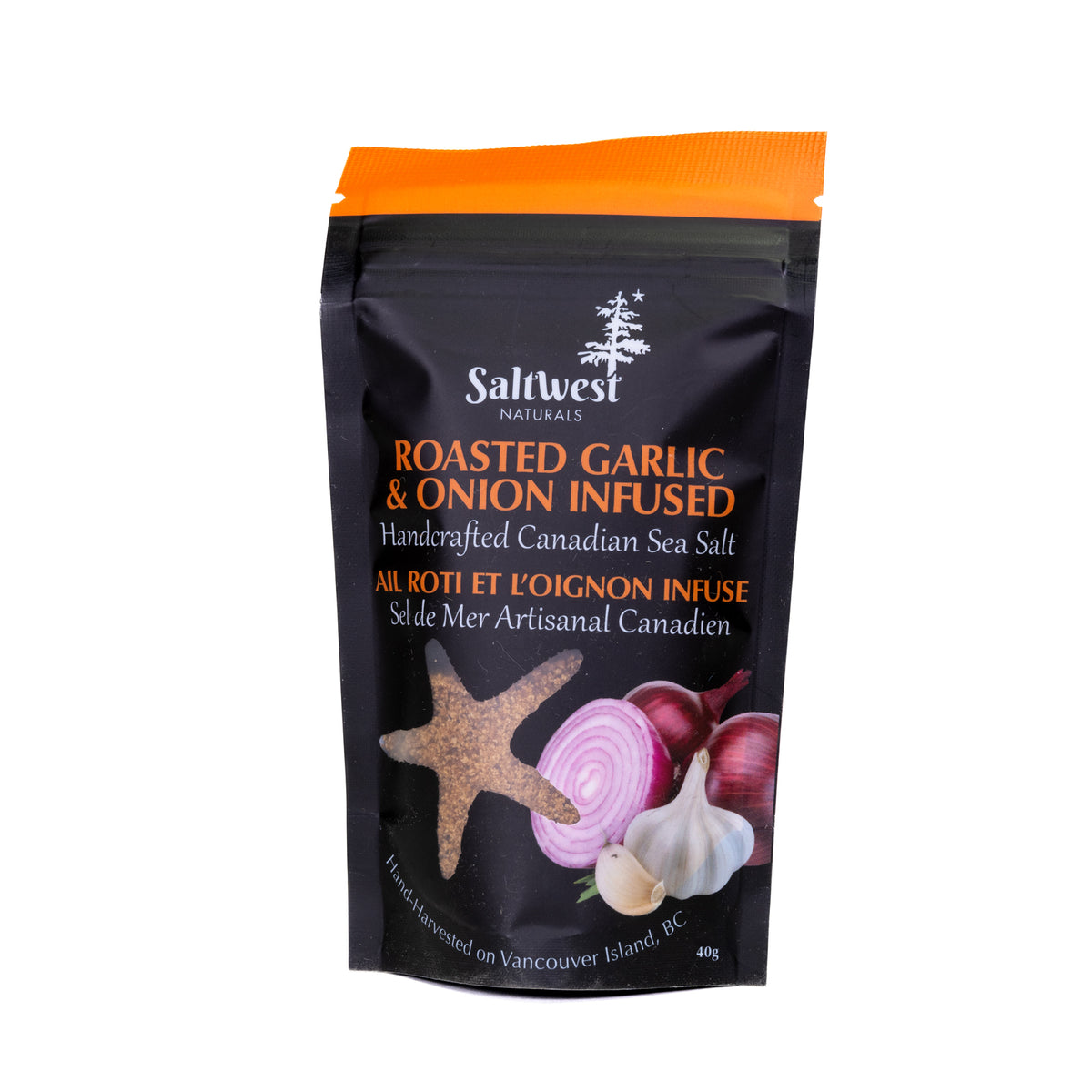 SEA SALT ROASTED GARLIC & ONION INFUSED