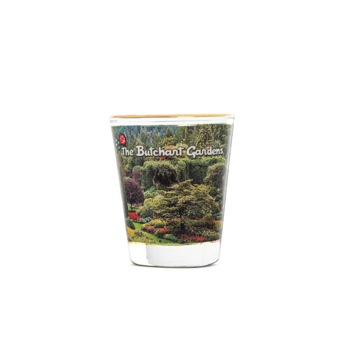 SHOT GLASS BUTCHART GARDENS PHOTO
