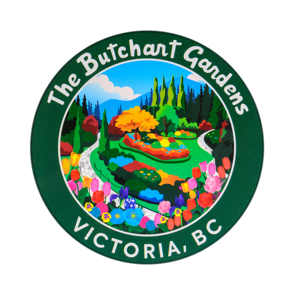 STICKER BUTCHART GARDENS SUNKEN GARDENS